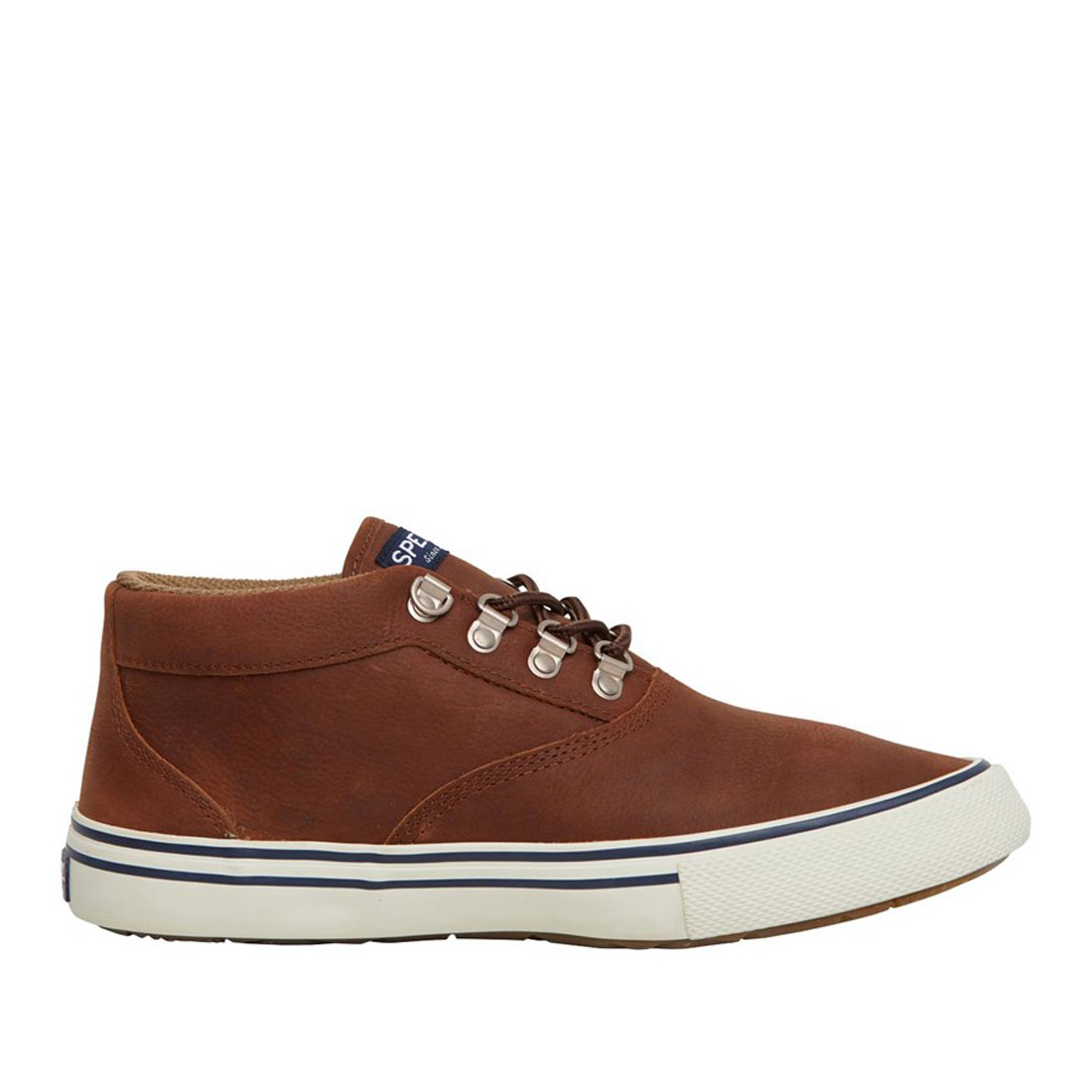 Men's Sperry Top-Sider Striper Storm Waterproof Sneaker Tan Leather 8 M